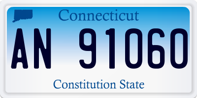 CT license plate AN91060