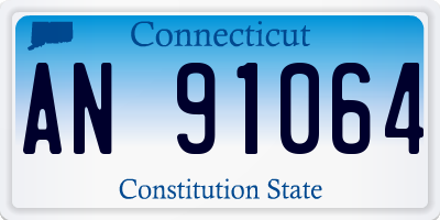 CT license plate AN91064