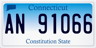 CT license plate AN91066