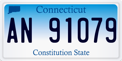 CT license plate AN91079