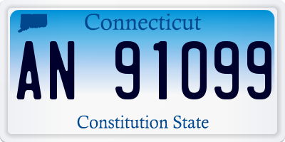 CT license plate AN91099
