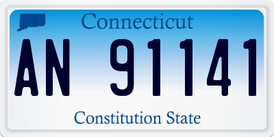 CT license plate AN91141