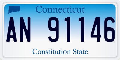 CT license plate AN91146