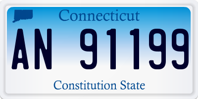 CT license plate AN91199
