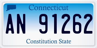 CT license plate AN91262
