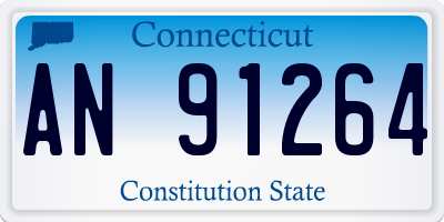 CT license plate AN91264