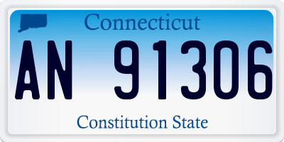 CT license plate AN91306