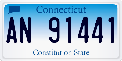 CT license plate AN91441