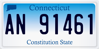 CT license plate AN91461