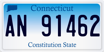 CT license plate AN91462