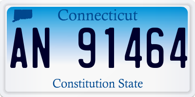 CT license plate AN91464