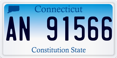 CT license plate AN91566