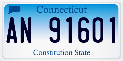 CT license plate AN91601
