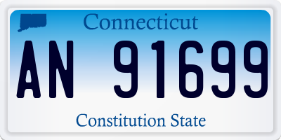 CT license plate AN91699