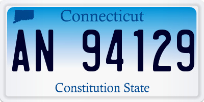 CT license plate AN94129