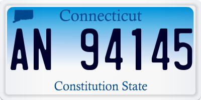 CT license plate AN94145