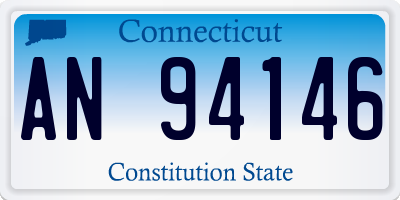 CT license plate AN94146