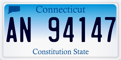 CT license plate AN94147