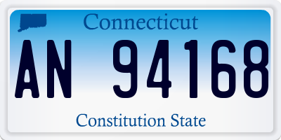 CT license plate AN94168