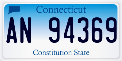 CT license plate AN94369