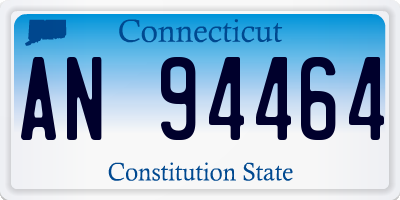 CT license plate AN94464
