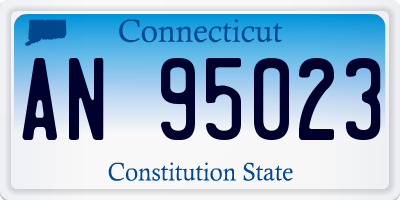 CT license plate AN95023