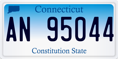 CT license plate AN95044