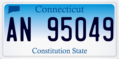 CT license plate AN95049