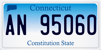 CT license plate AN95060