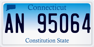 CT license plate AN95064