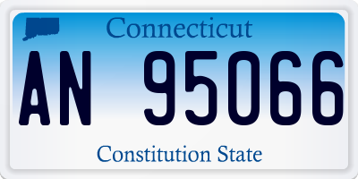 CT license plate AN95066