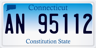 CT license plate AN95112