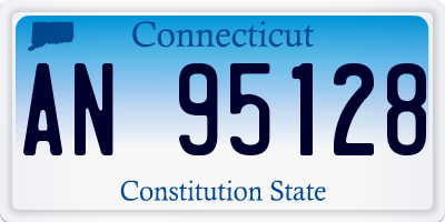 CT license plate AN95128