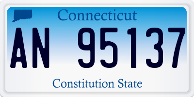 CT license plate AN95137