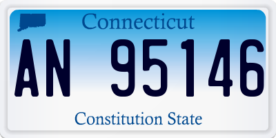 CT license plate AN95146