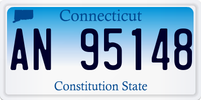 CT license plate AN95148