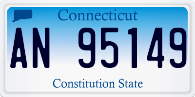 CT license plate AN95149