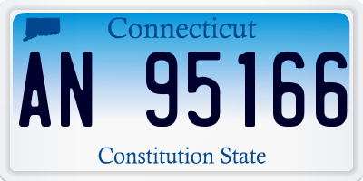 CT license plate AN95166