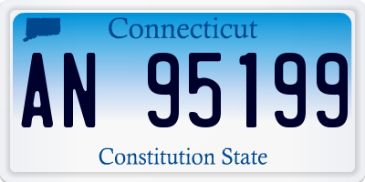 CT license plate AN95199