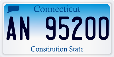 CT license plate AN95200