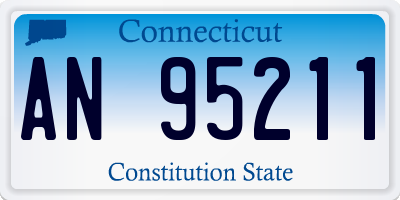 CT license plate AN95211