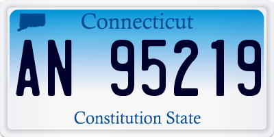 CT license plate AN95219