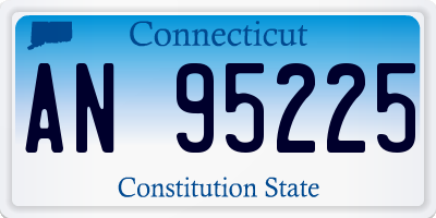 CT license plate AN95225