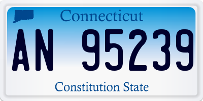 CT license plate AN95239