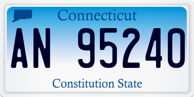 CT license plate AN95240