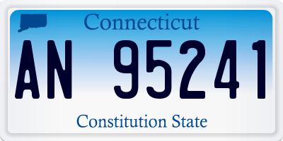 CT license plate AN95241