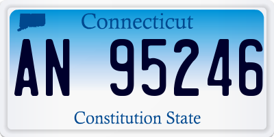 CT license plate AN95246