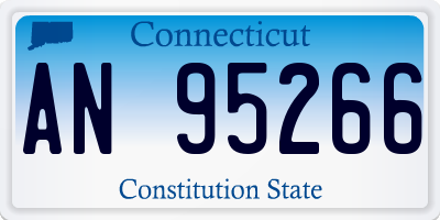 CT license plate AN95266