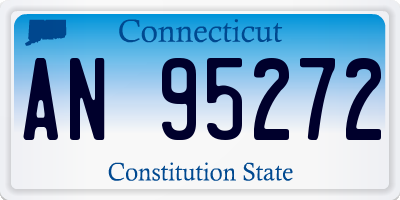 CT license plate AN95272