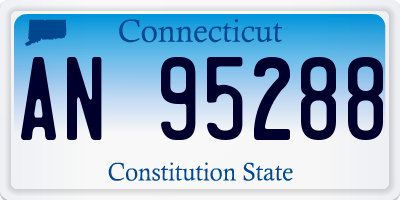 CT license plate AN95288